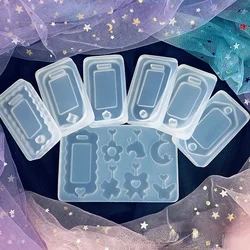 Label Vormige Siliconen Epoxyhars Mal Sieraden Gereedschap Sieraden Mallen Sieraden Accessoires