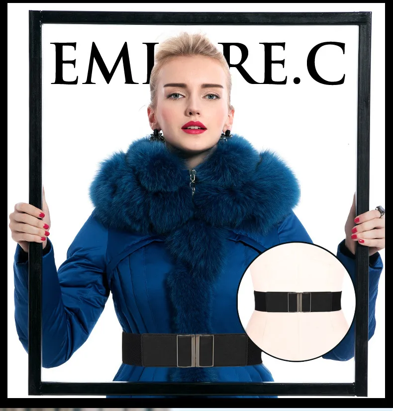 أزياء النساء أحزمة لفستان جديد مستطيل مشبك تصميم Cummerbunds تنورة مشد Coplay تزيين الهدايا #5