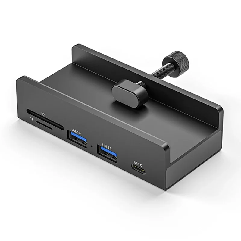 USB-C hub, type-C splitter, Thunderbolt 3 dockingstation, laptopadapter met RJ45 en HDMI voor Macbook Air M1 en iPad Pro - afbeelding 1