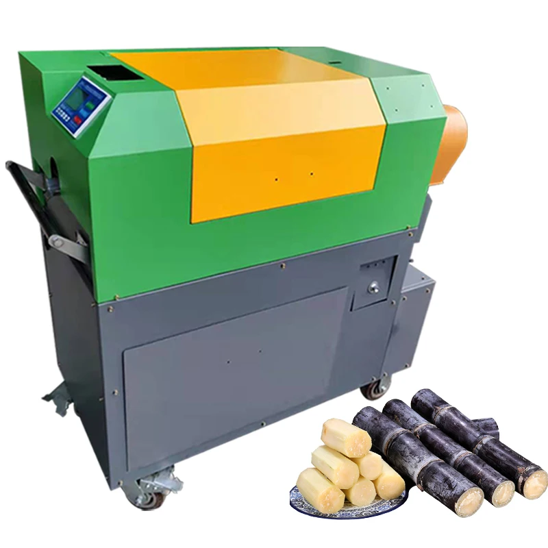 Electric Sugarcane Peeling Machine Commercial Automatic Sugarcane Peeler Cutting Machine for Sale
