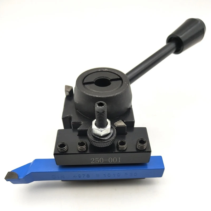 Steel wedge quick-change tool post Lathe tool post grooving, cutting, drilling and reaming 250-000 series tool post