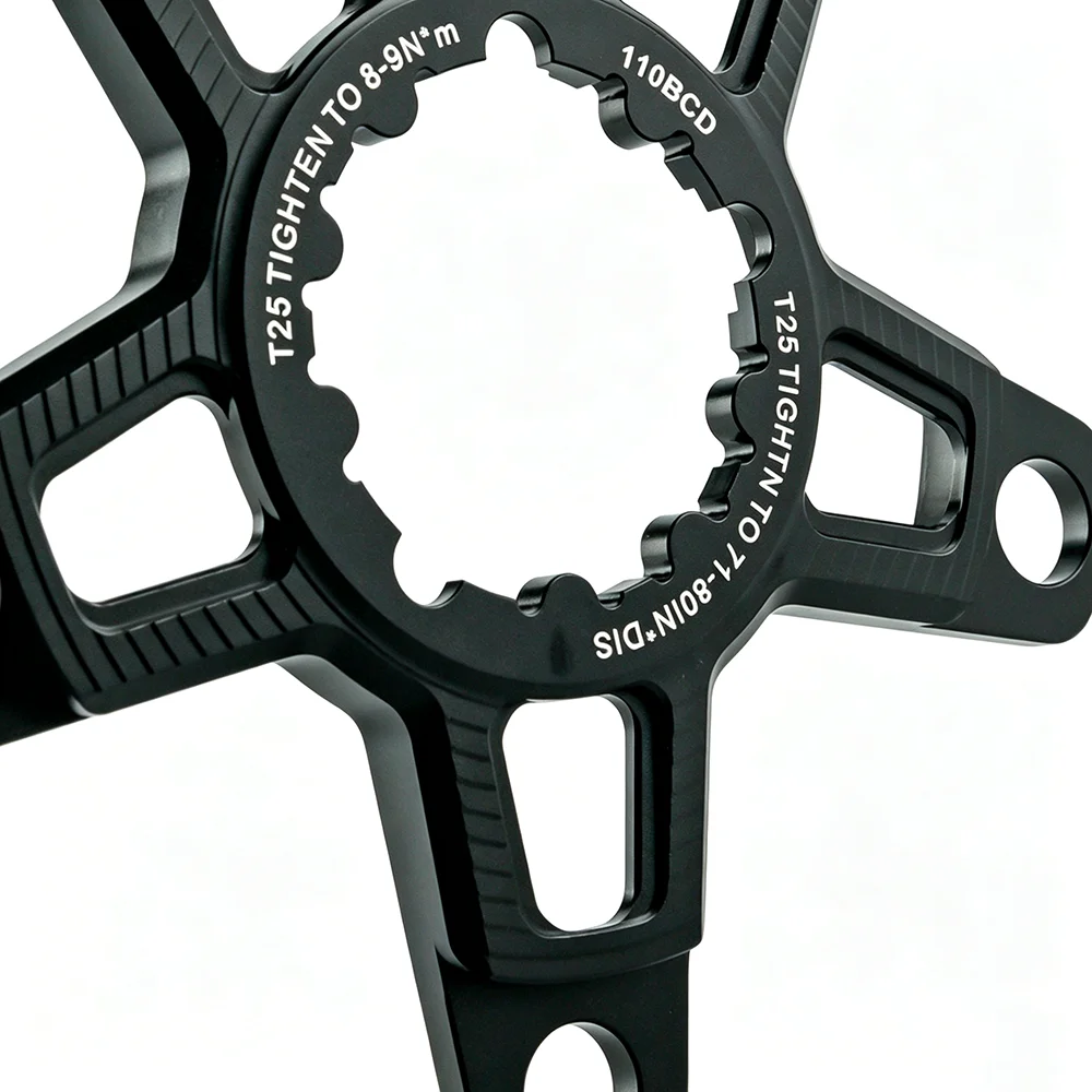 Picture 6: ZRACE RX Road Direct Mount Spider for SRAM 3 Screw Crank, SRAM Direct Mount Crank to BCD110 / BCD130 5 Bolt Chainrings