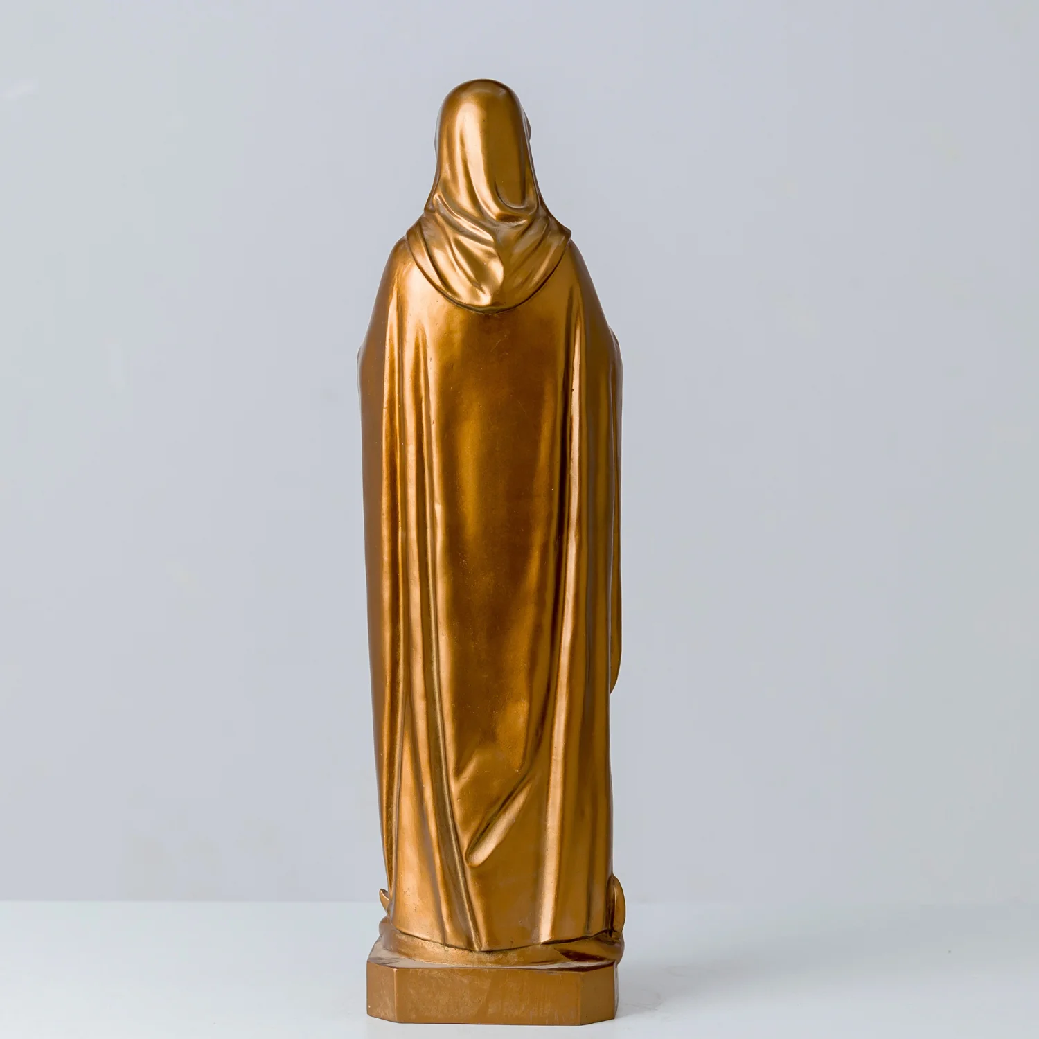 52cm Catholic Virgin Mary Bronze Statue Collectiable Our Lady of Grace Sculpture Bless Home Church Decor Religious Handmade Gift