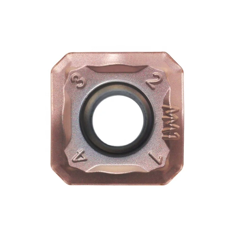 SNMX1206 Double-Sided Carbide Milling Insert, 8 Edges, 45° Face Milling Cutter, ISO Standard, Steel Machining