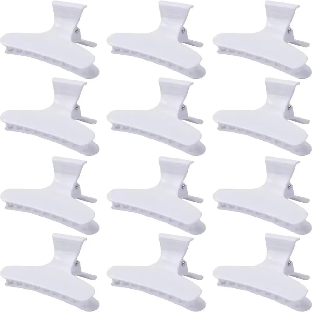 12Pcs Claw Clamps Butterfly Hair Clips Holding Tools Professional Grade Claw Hair Clips Hairpins Hair Styling Tools