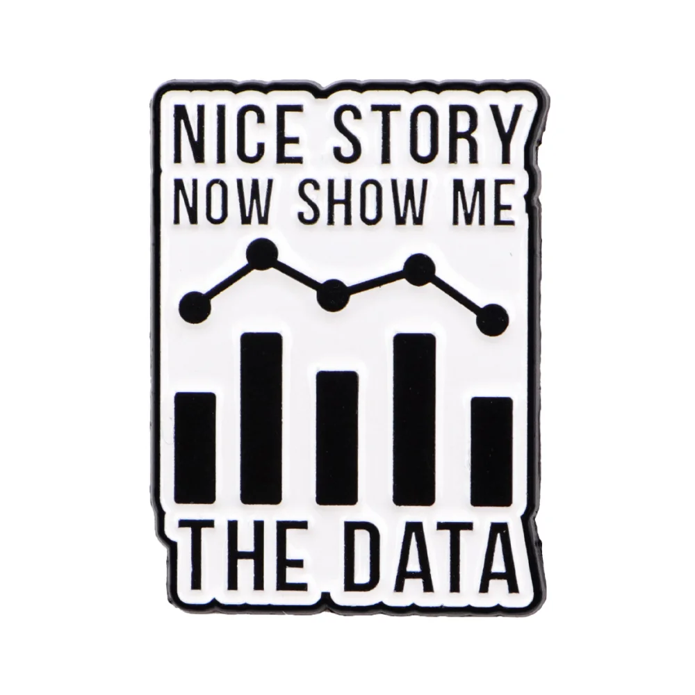 Fun Workplace Brooch Data Party Workers' Bizarre Badge Workplace Decompression Pin Accessories Decoration