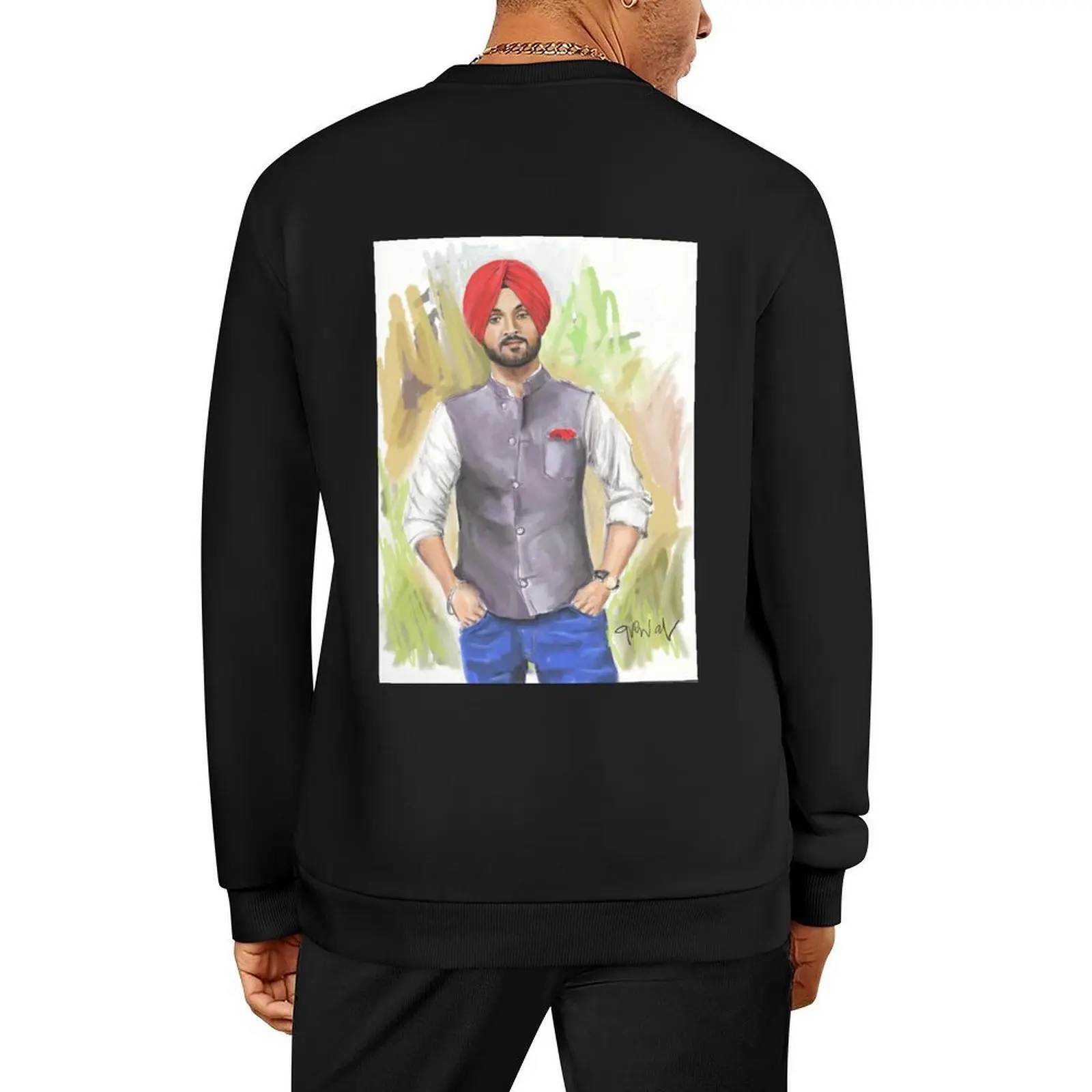 

DILJIT DOSANJH Pullover male clothes korean style clothes blouse tracksuit men new in sweatshirts