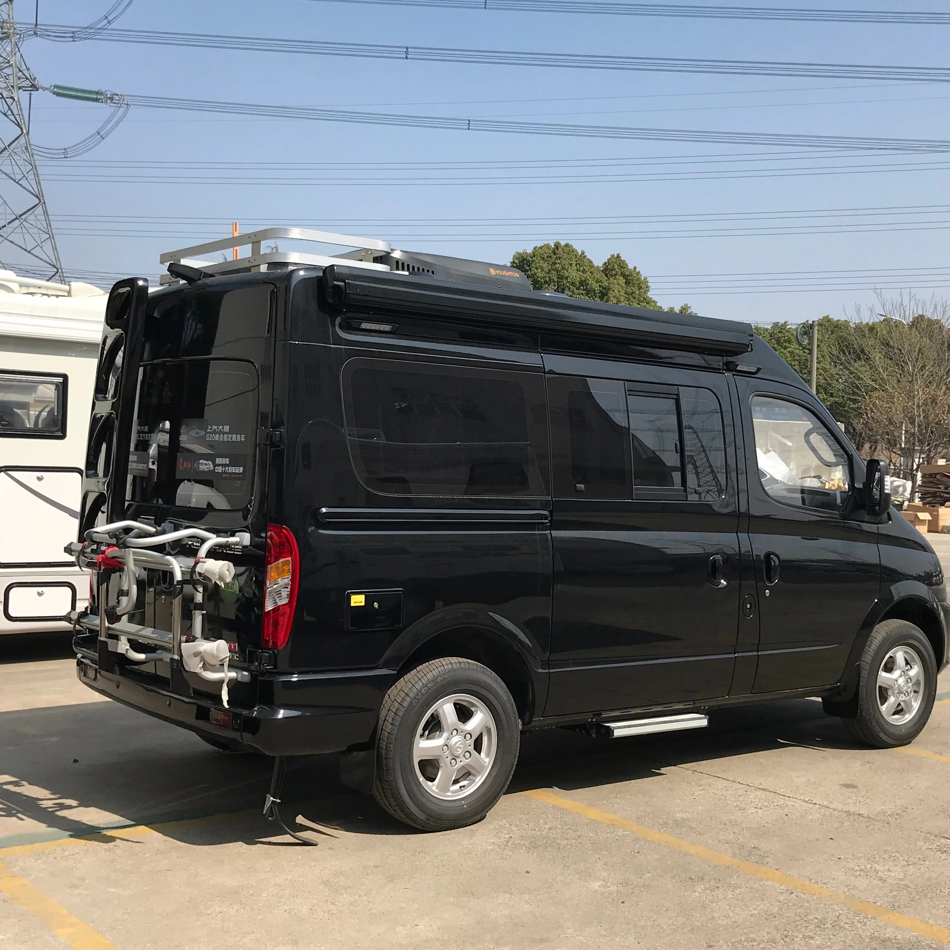 Wareda W5500 Electric Full Cassette Sprinter Van Awning Waterproof Side Mounted For Mercedes Van Conversion