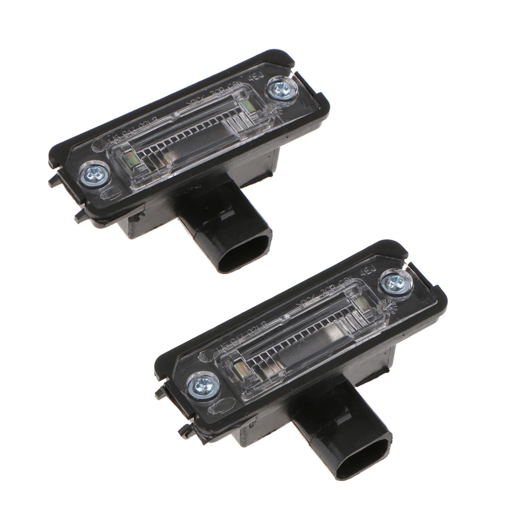 Luz Trasera para Automóvil, Sin Errores, Bombilla para Matrícula, Luz Indicadora de Plástico y Metal para VW Golf MK4