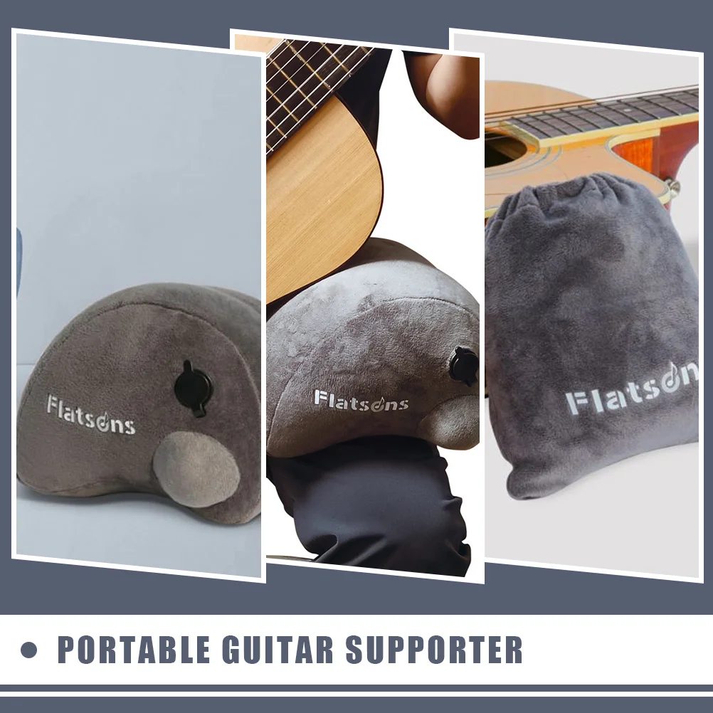 Portable Guitar Pad Bass Musical Instruments Accessories Velvet Resonator Support Leg Rest