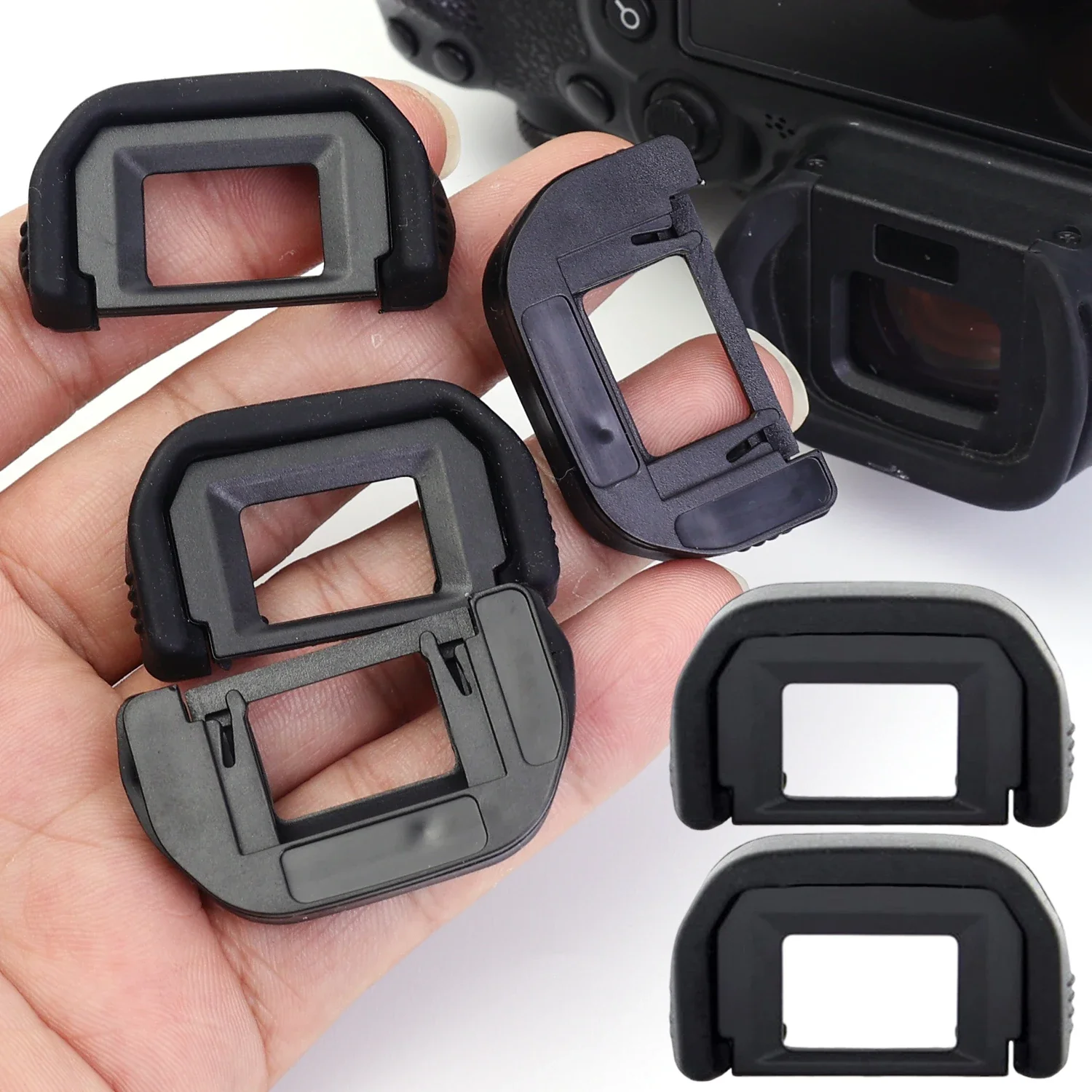 1/5pcs For EF Eyecups Eyepiece Viewfinder For Canon DSLR EOS 1000D 550D 500D 450D 650D Eye Piece Viewfinder Accessories Camera