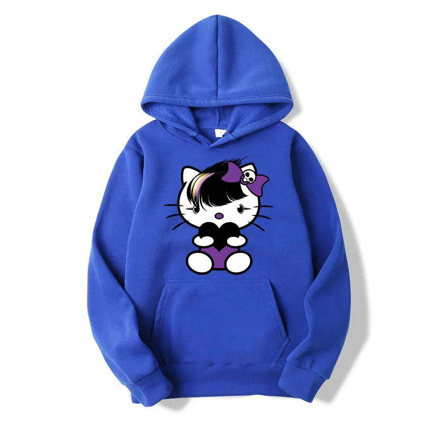 2024 Autumn/Winter New Boys and Girls Hot Hello Kitty Hoodie Couple Street Leisure Sports Shirt