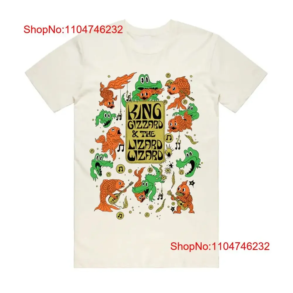 

King Gizzard and the Lizard Wizard Omnium Reaper T Shirt vintage Washed Top For Everyday Wear Casual Stylish Versatile