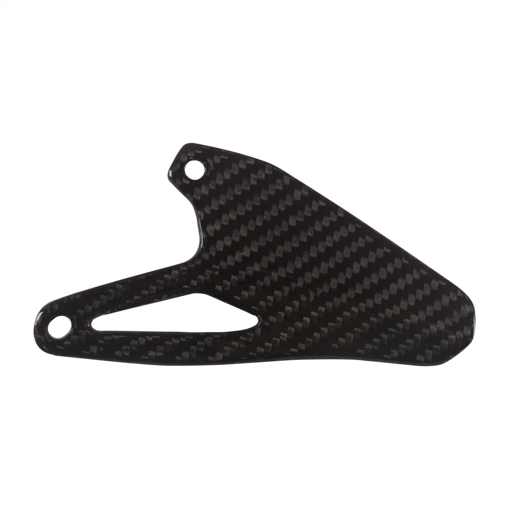 MOTO4U For Ducati Streetfighter S 848 2009 2010 2011 2012 2013 2014 2015 Carbon Fiber Left Heel Guard Plate Rearset Foot Peg