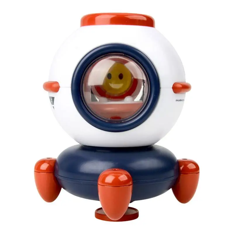 

Bath Water Toys Rotating Spaceship Toys With Light For Bathtub Interesting Cute Kids Bath Toys Safe For Shower Room Swimming