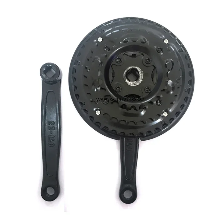 

Mountain bike tooth plate big gear plate iron crank bicycle accessories wheel disc 3 pieces 21 42 teeth three level tooth disc