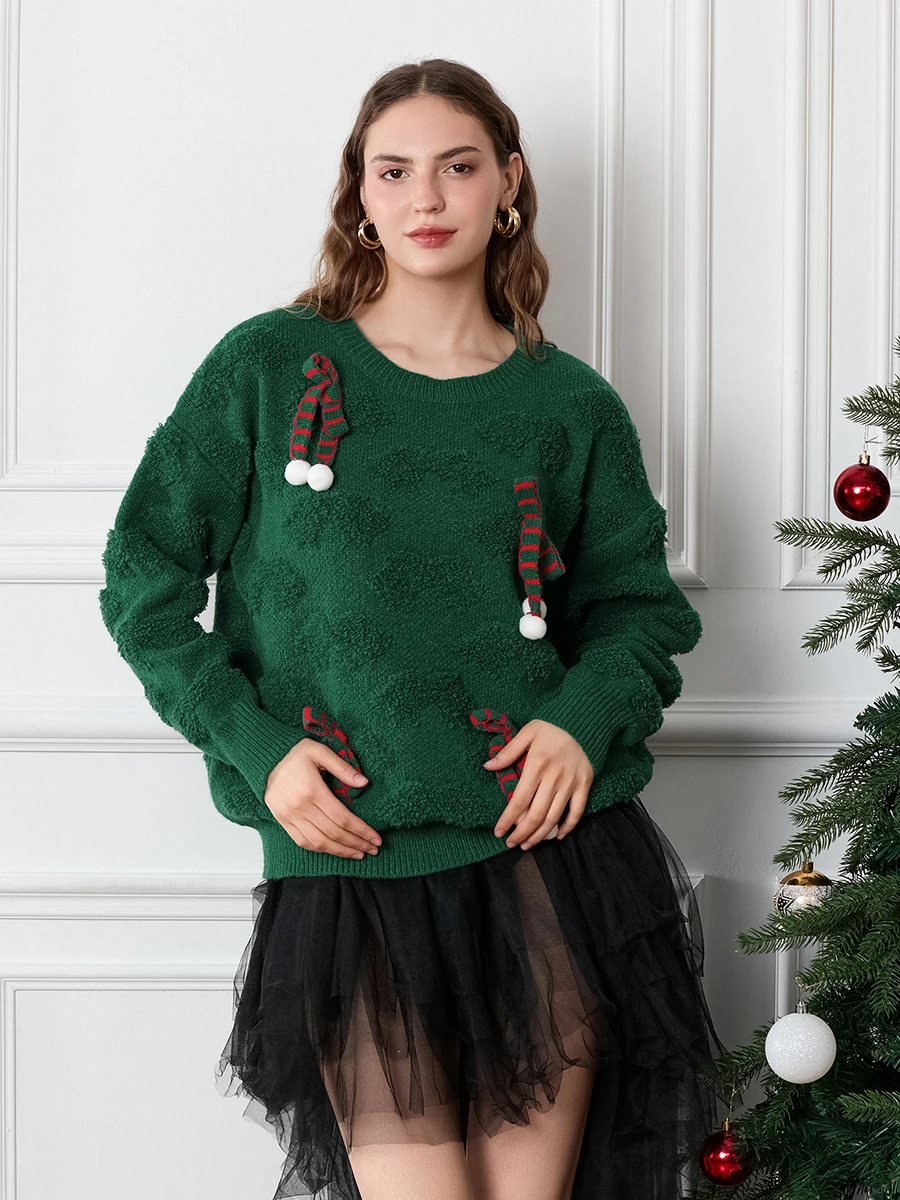 Женские милые свитера с бантом, повседневный модный теплый пуловер с длинными рукавами, базовый трикотаж для осенней уличной одежды