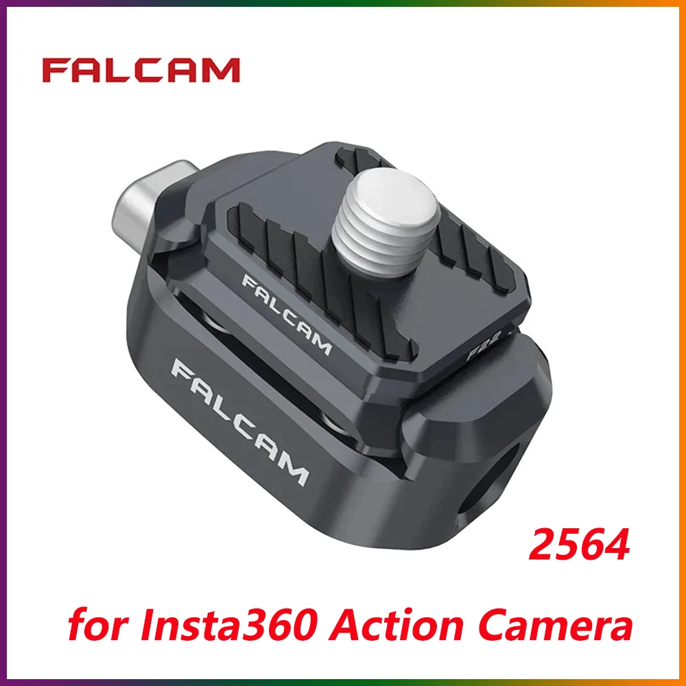 

Falcam F22 Quick Release Plate Kit Anti-Slip Design 360 Degree Shooting for Insta360 Action Camera ONE RS 1" Mod ONE X X2