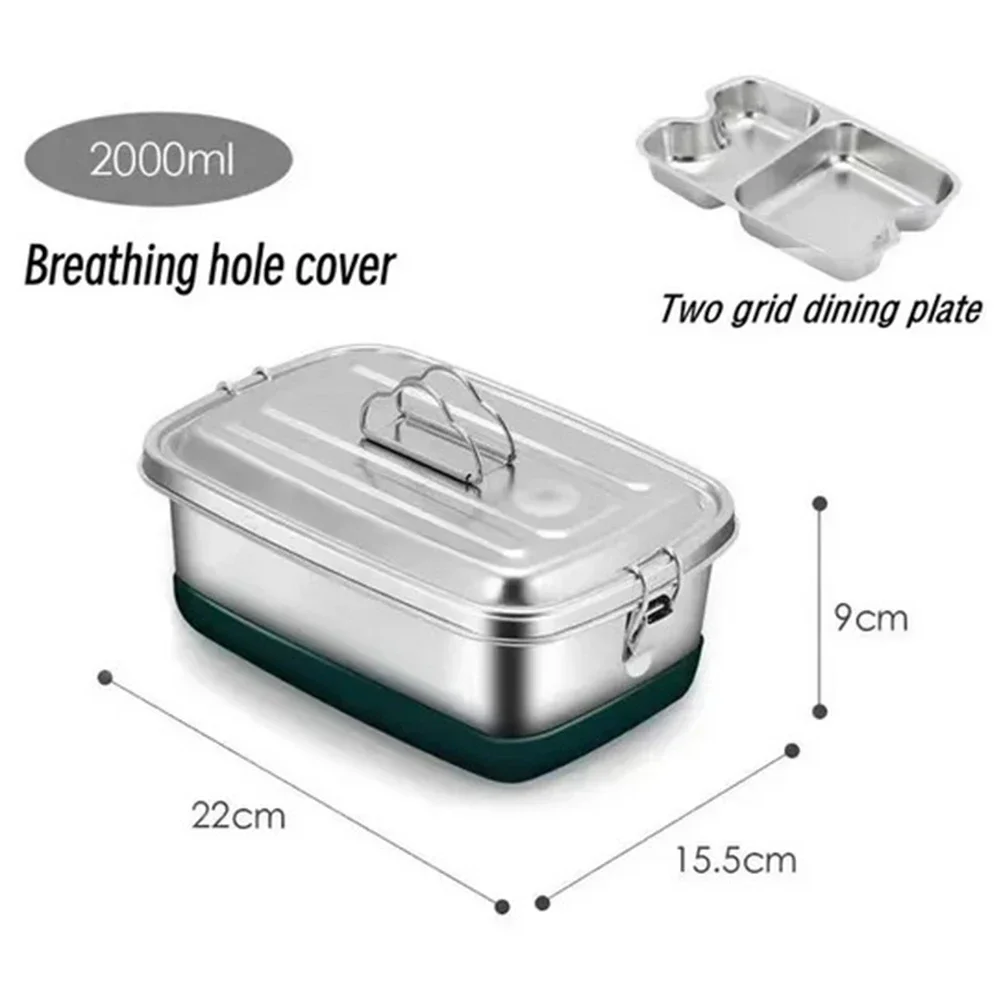 Practical Safe For Travel Food Box Large Capacity Leakage Protection Prevent Food Mixing Single Compartment Design