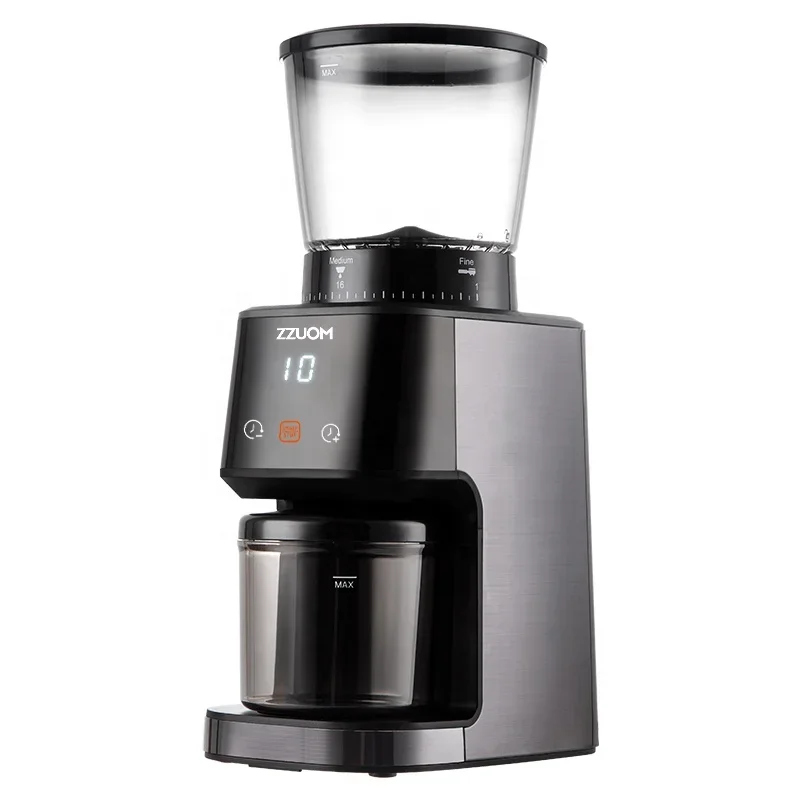 Tapered Professional Grinder Coarseness Selectable  Accurate & Durable  Electric Coffee Bean Grinder