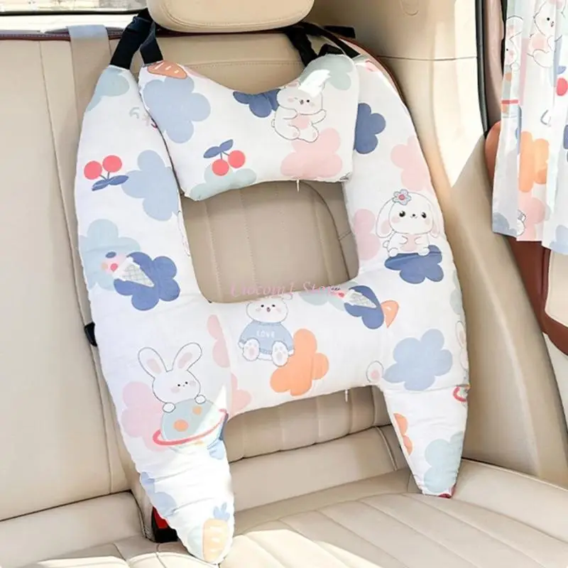 Y1UB H Caseat Pillow for Kids Travel Neck Rest Comfortable Headrest Cushion
