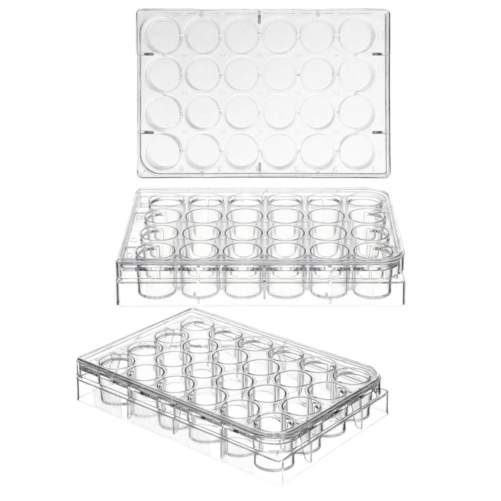 Microplate Cell Culture Tray with Lid for Lab Equipment Tissue Laboratory Tool Tools