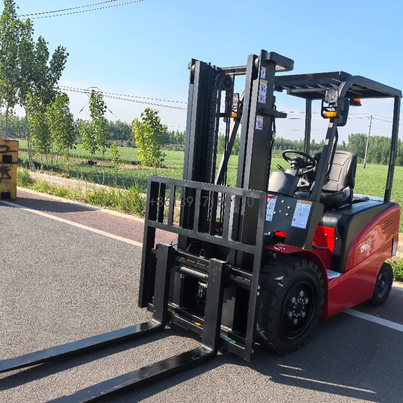 3.0ton 3000kg Electric Forklift AC Motor 4 Wheel Lithium Battery Powered Lifter for Factory Logistics Loading Unloading