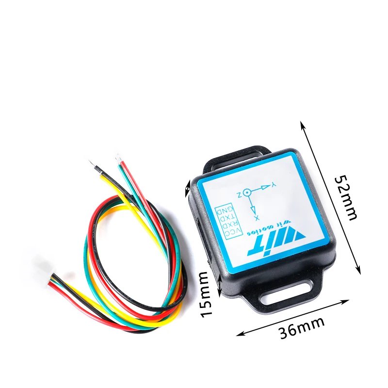 Imagem -02 - Imu Sensor Ângulo de Inclinação Roll Pitch Yaw Aceleração Giroscópio Magnetômetro Mpu9250 Mpu6050 Wt901c Wt61c para Rs485 232 Ttl Eixo