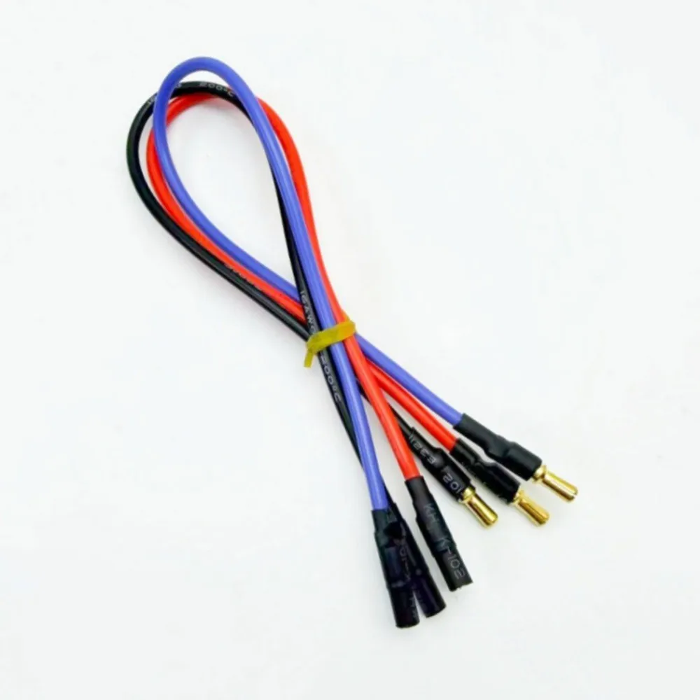 A84E-Motor Extension Cable Model Aircraft Accessories 16AWG Soft Silicone Wire Red