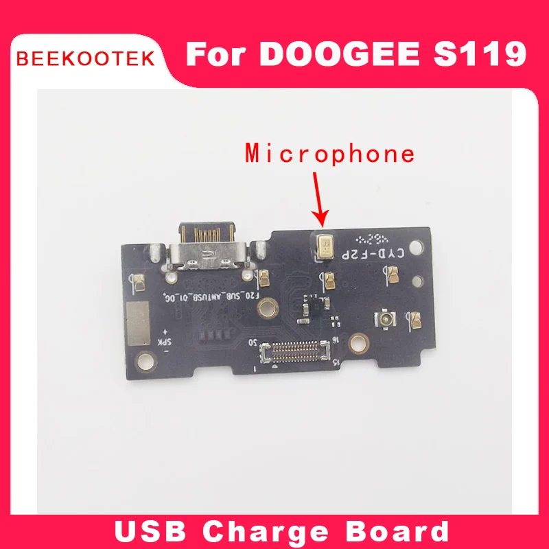 Nuevo Original DOOGEE S119 placa USB Base puerto de carga placa con micrófono para teléfono inteligente DOOGEE S119