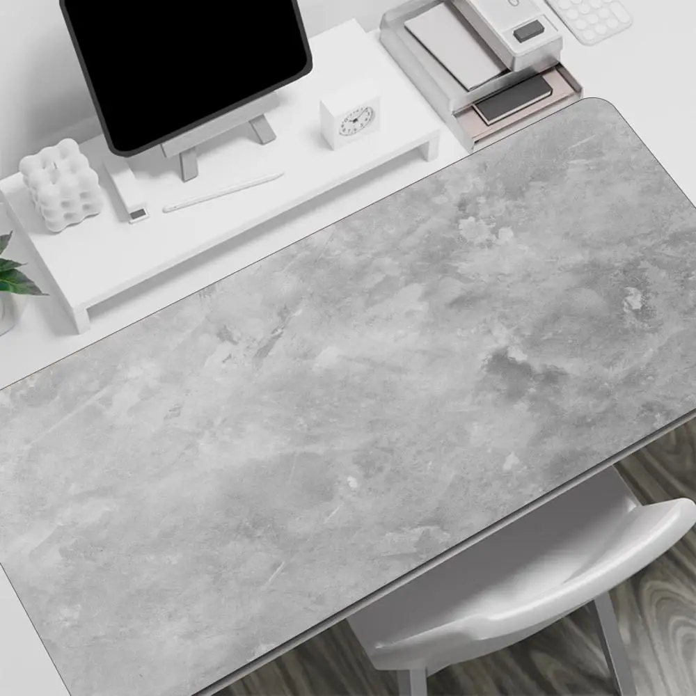 

Gray picture, marble, simple Mouse Pad Desktop mat, game anti-slip, computer mouse pad, large size, advanced