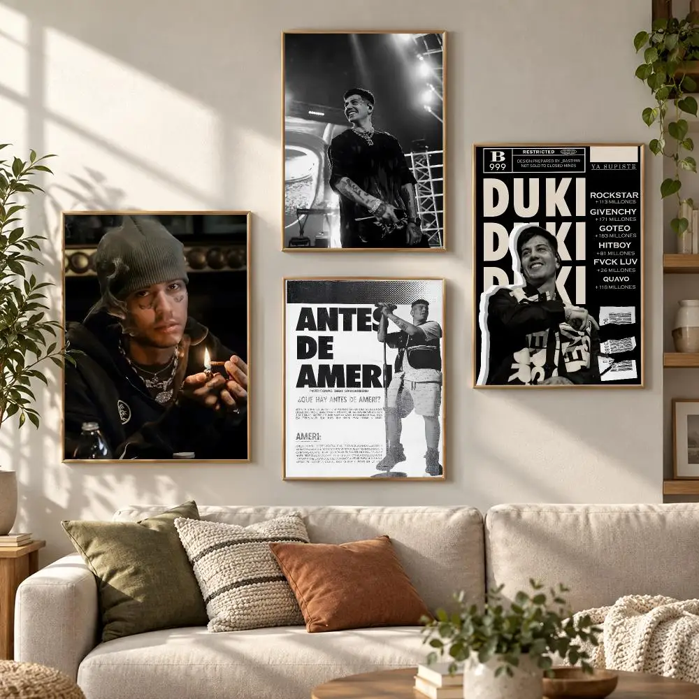 Rapper Singer D-Duki Poster HD Waterproof Aesthetic Wall For Home Decor Trendy Durable Easy To Apply Art
