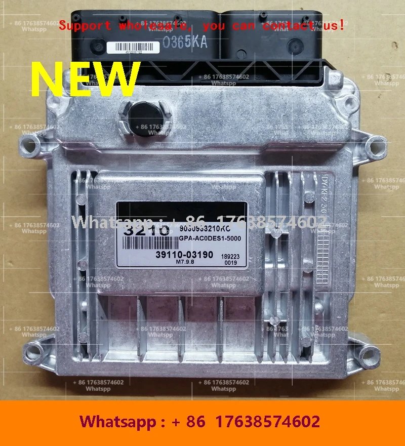 

Электронный блок управления ECU M7.9.8, компьютерная плата для Hyundai Cerato PICANTO 3210 39110-03190/355 39113-2B590/807 39106-26900