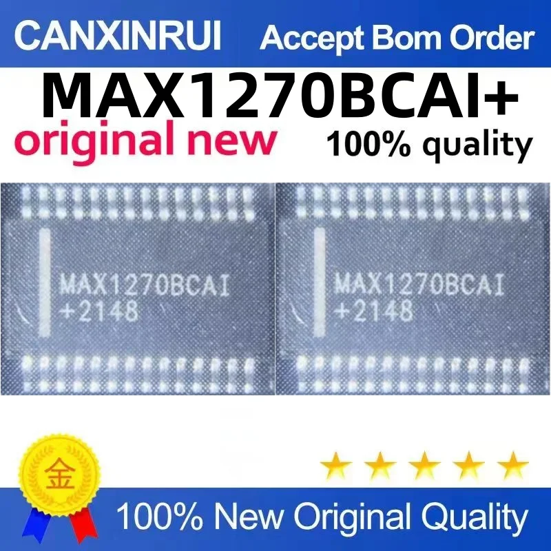 MAX1270BCAI+ Data Acquisition SSOP-28 Package Analog-to-Digital Converters Quality Assurance