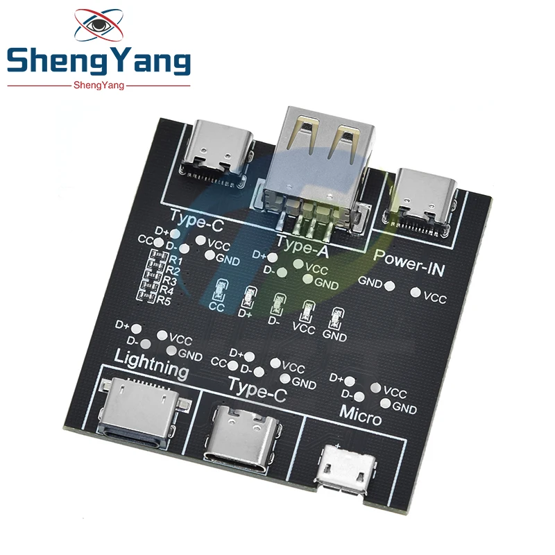 DT3 Data Cable Detection Board Type-C Micro USB C Cable Tester Short Circuit On Off Switching Diagnose Tool for iOS Android image 2
