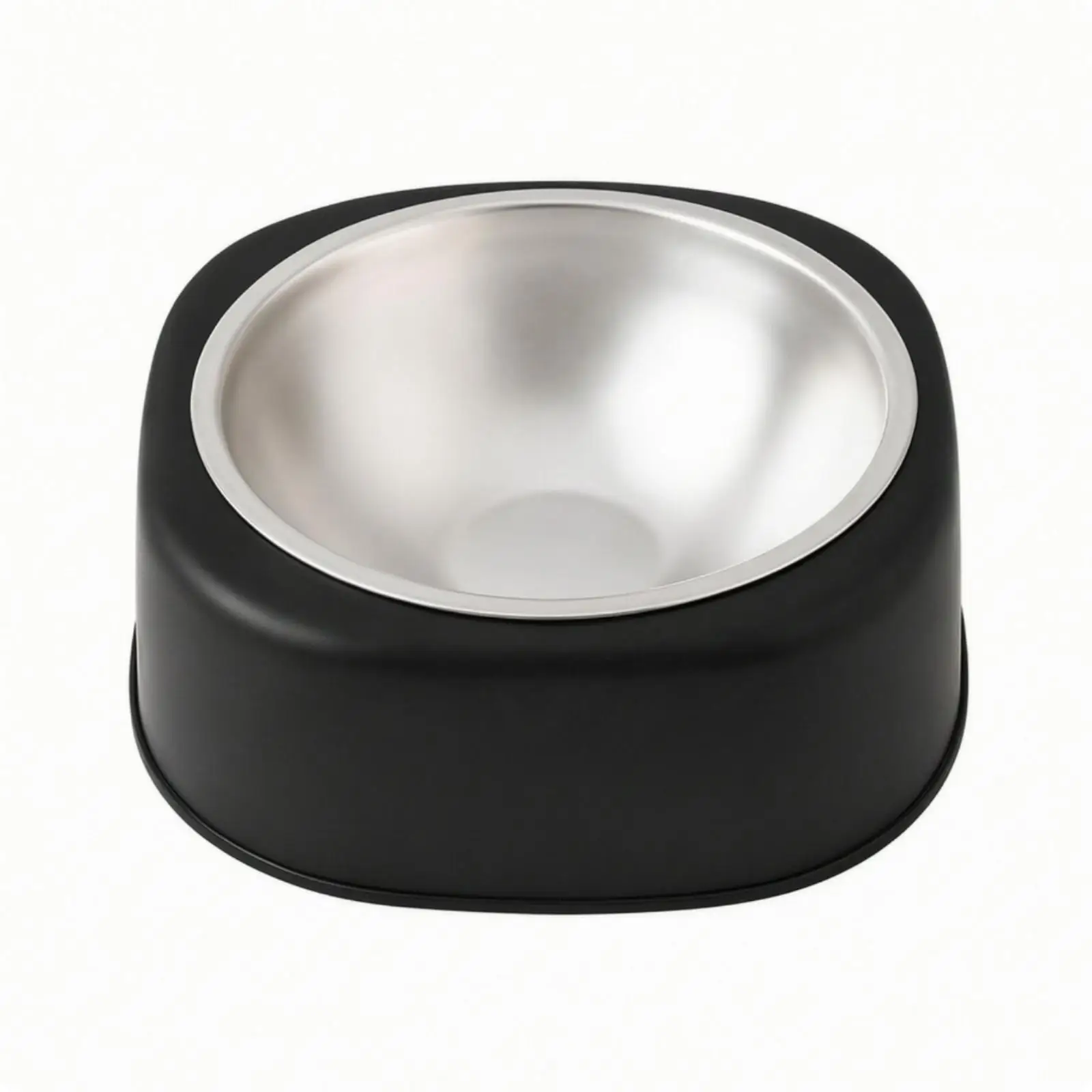 Stainless Steel Anti Spill Dog Bowl with Non Slip Base for Large Small Pets Raised Feeding Dish Water Proof Inner Insert