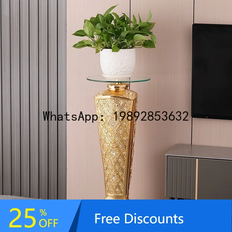 Z5  Flower Stand Floor-standing  TV Cabinet  Ornament Flower Table American Style Indoor Creative Green Radish Flower Pot Stand