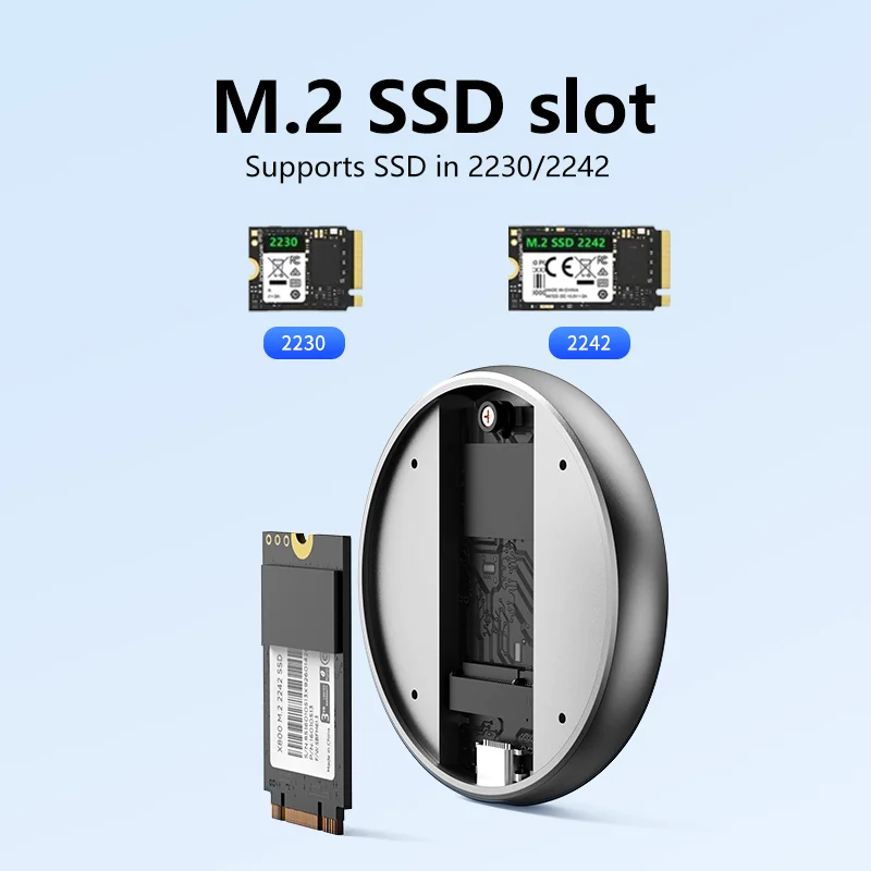 Blueendless Delejes M.2 nvme  2230 2242 SSD Berekesztés 10gbps típusa C USB3.1 kelt nvme PCI-E ssd esetben számára Mobil telefon