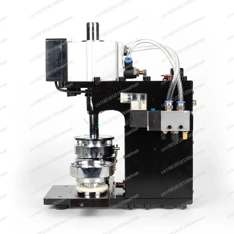 

Automatic badge machine Pneumatic seal making equipment tinplate double flash badge production with mold