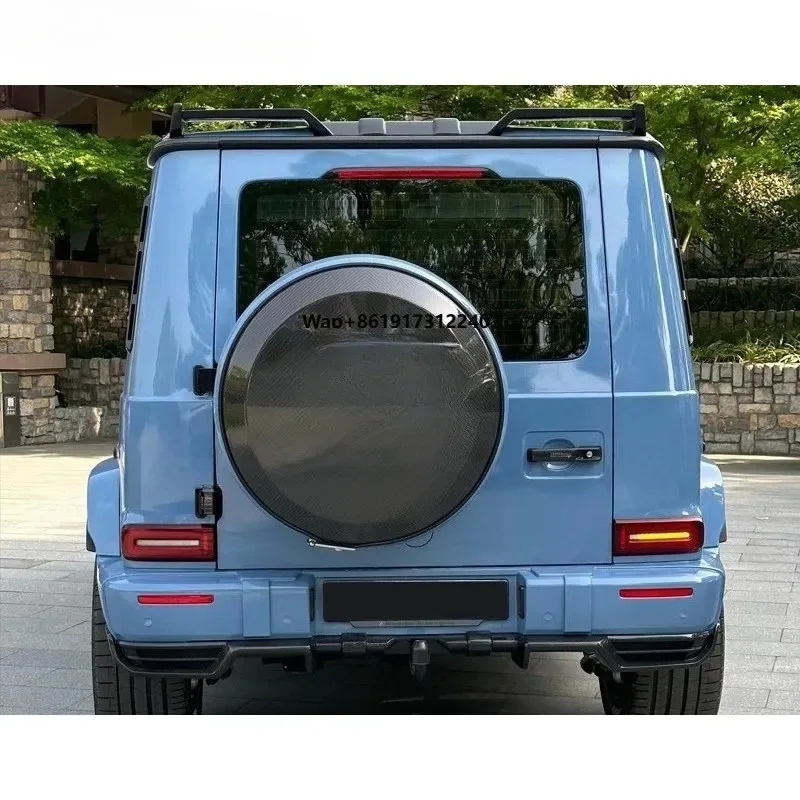 

W464 Carbon Fiber Tire Covers, Suitable for 2018 G-Class W464 Modified Dry Carbon Fiber Tire Covers