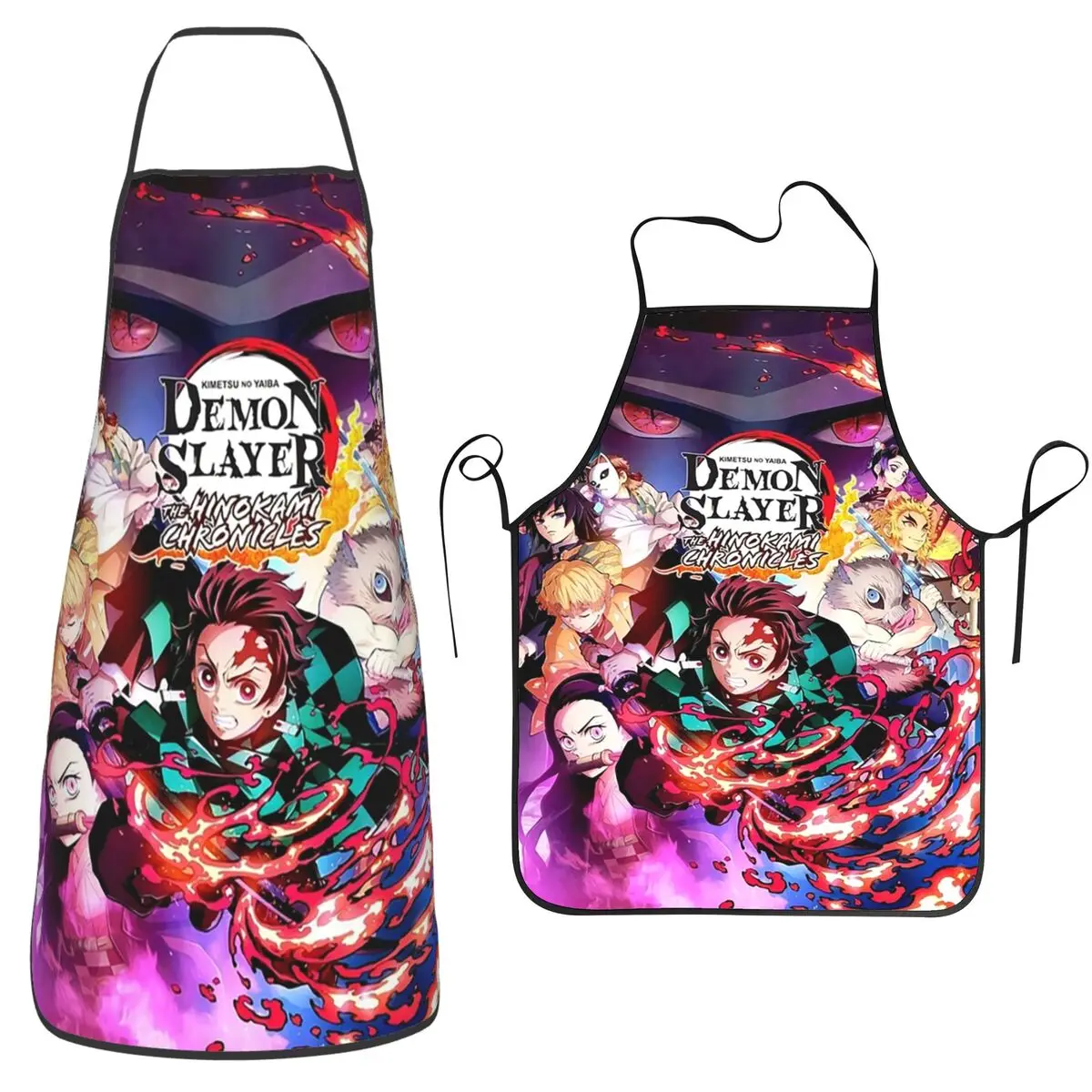 

Фартук-встребитель демонов, фартук для шеф-повара, приготовления пищи, выпечки, столб, водонепроницаемый нагрудник, кухонный сарафан для чистки для женщин и мужчин, садоводства