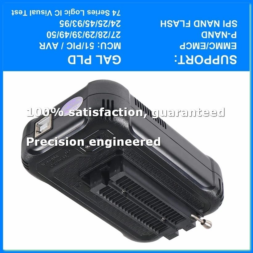 T48 TL866-3G Programmer + ISP Cable Support 31000+ ICs for SPI/Nor/NAND Flash/EMMC BGA153/162/169/100/221 TSOP/SOP/PLCC-ELEC