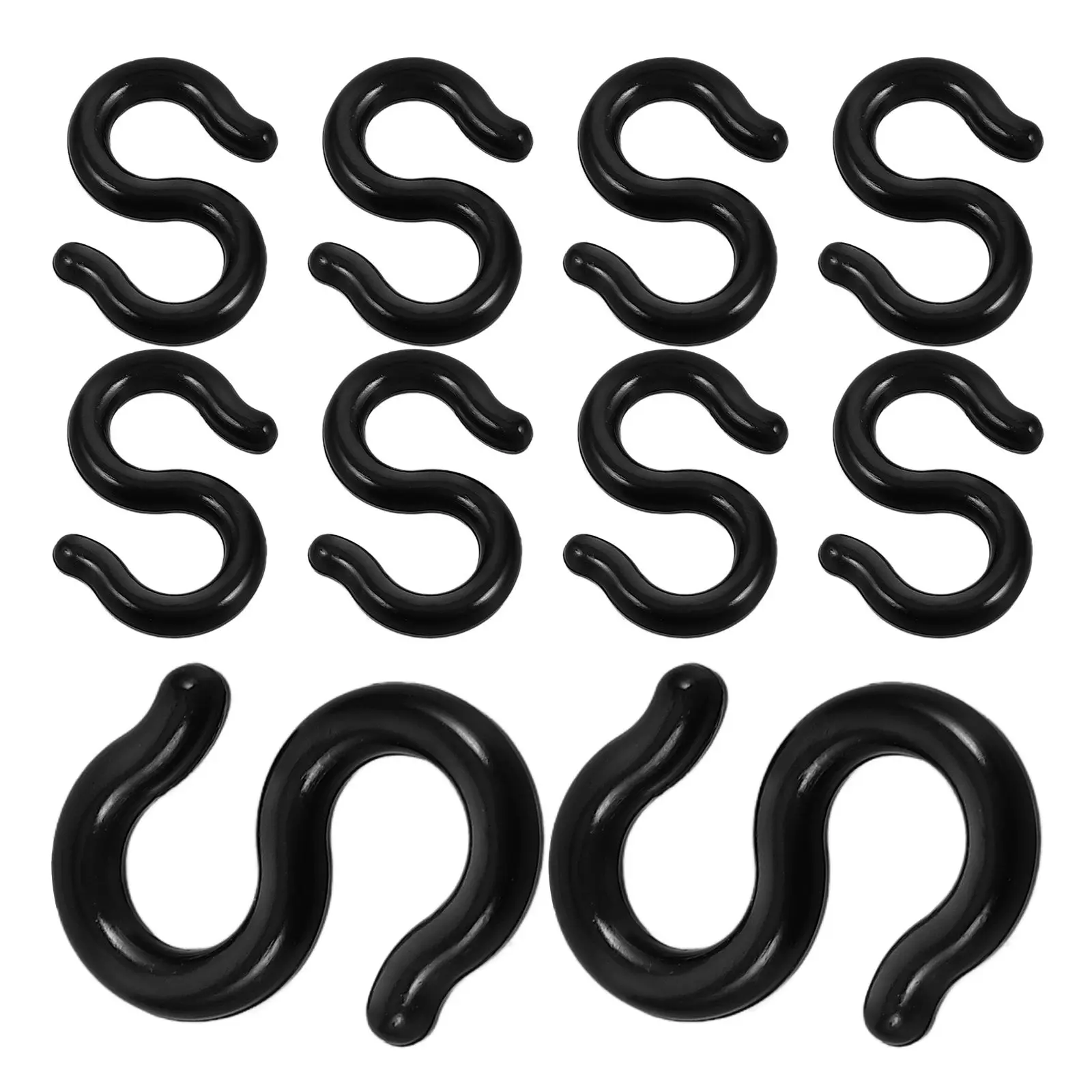 

10Pcs Line Clip Plastic S Hooks Brake Cable Retainer Hose Lock Bracket Auto Truck Vehicle Brake Line Clamp Organizer