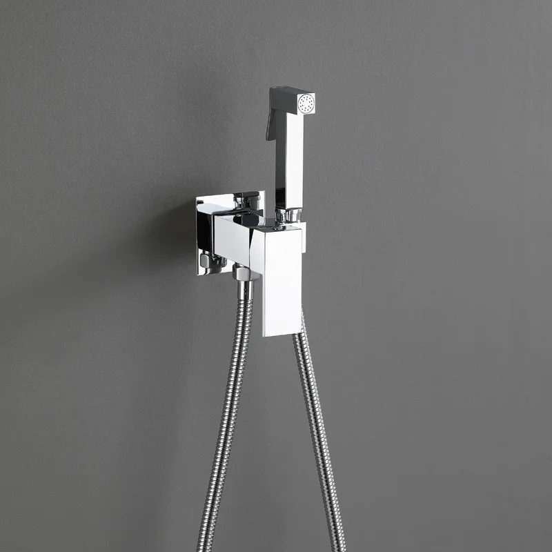 مجموعة رذاذ بيديت ساخنة وباردة مخفية على الحائط