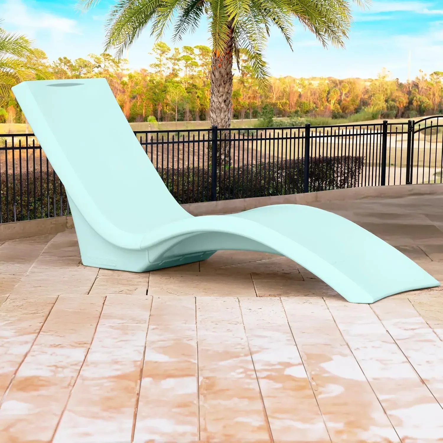 Vero Pool Lounger, Outdoor/Indoor Waterproof Patio Furniture, Pool Lounge Chair, Use in Pools Up to 12-Inches of Water or Poolsi