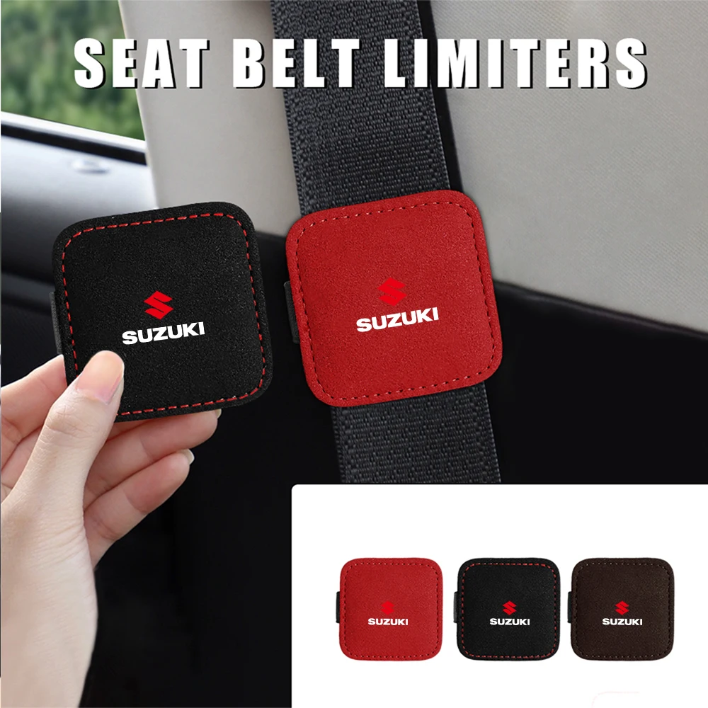 

1pcs Car Safety Belt Stopper Limiter Interior Accessories For Suzuki Swift Jimny Vitara Samurai Baleno G70 Alto Antelope SX4