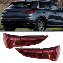 For Audi Q3 2020 2021 2022 2023 2024 LED Tail Light Brake Stop Reversing Brake Lamp Rear Bumper Tail Light Car Accessories