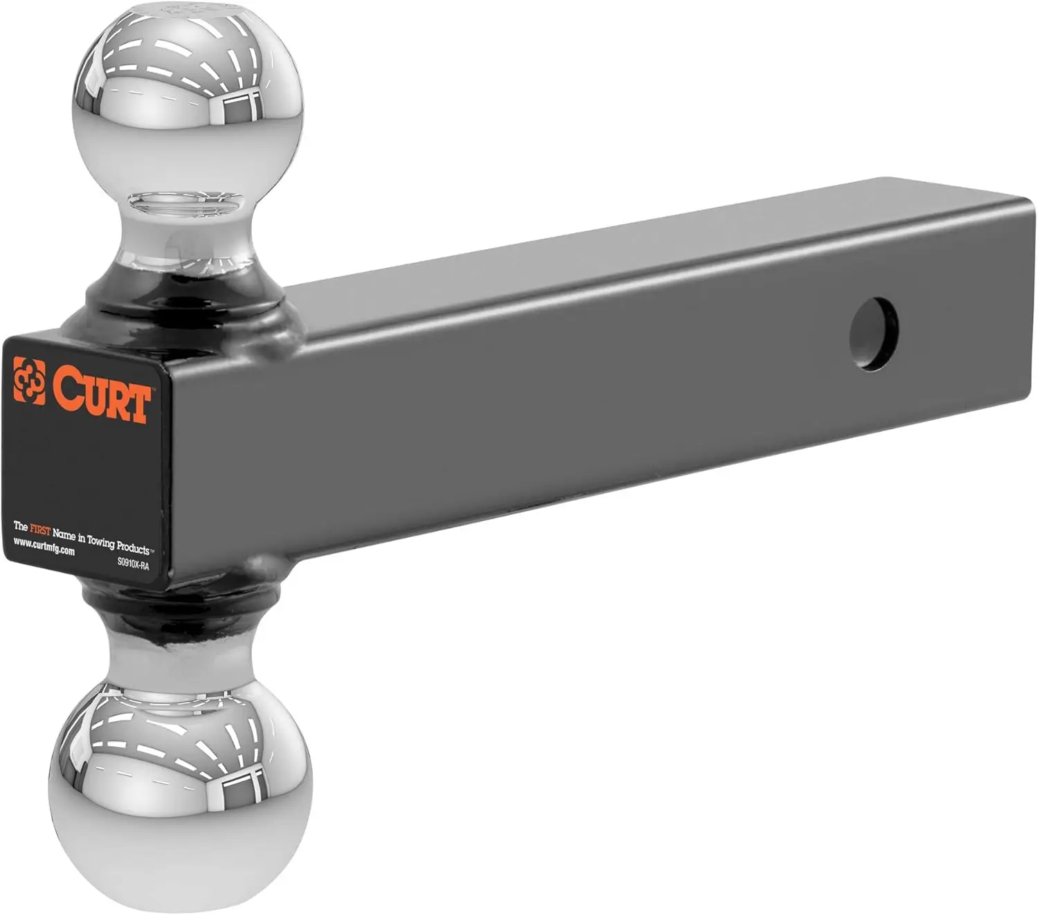 

45002 Multi-Ball Trailer Hitch Ball Mount, 2, 2-5/16-Inch Balls, Fits 2-Inch Receiver, 10,000 lbs