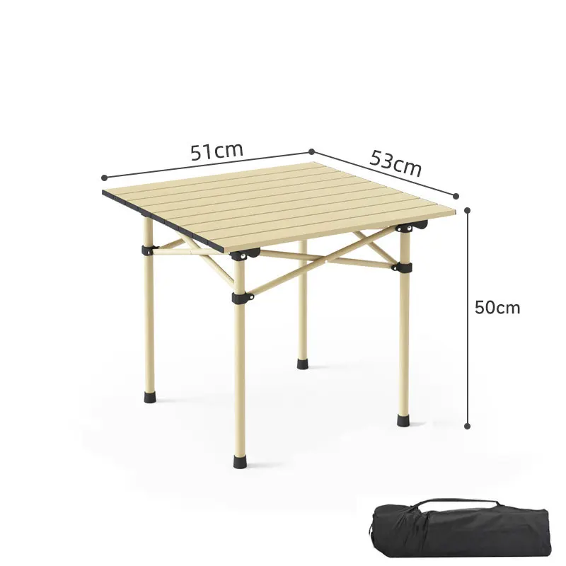 One action camping table ,low roll,portable,folding,lightweight auxiliary for dining,brazier camping table