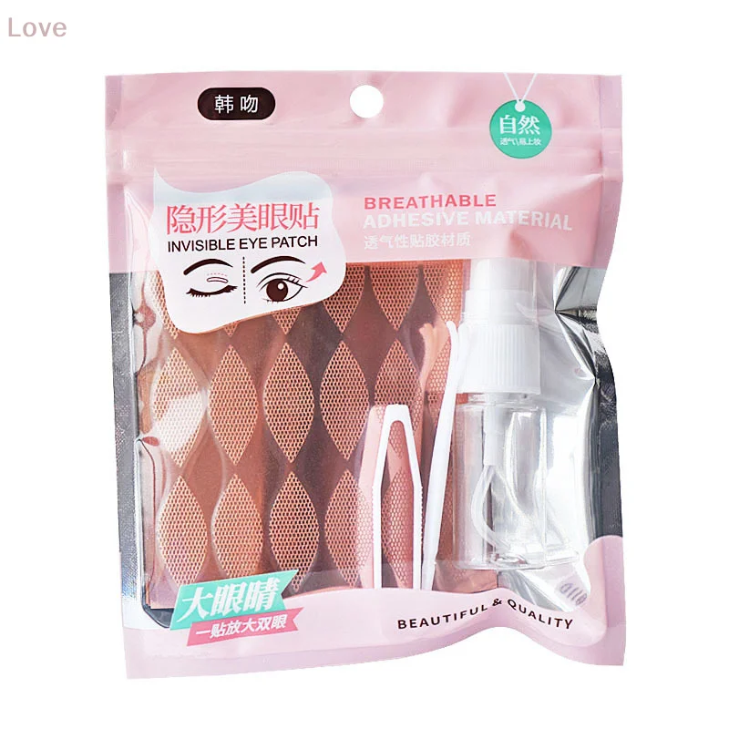 [L&P]リフトストリップス メイクアップツール 美容 二重まぶたテープ レースメッシュまぶたステッカー 目立たない自己粘着